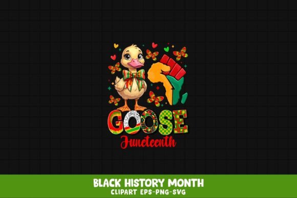 Download Goose Juneteenth Cute Afrocentric Duck - Afrocentric Collection