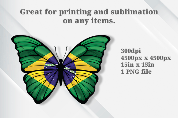 Download Brazil X Butterfly PNG - Butterfly png Collection